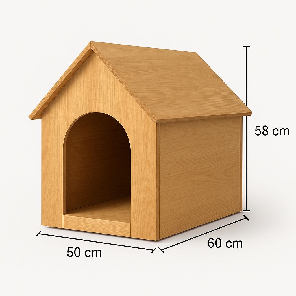 Căsuță din lemn SUPER OFERTA pentru pisici sau căței mici – livrare ra