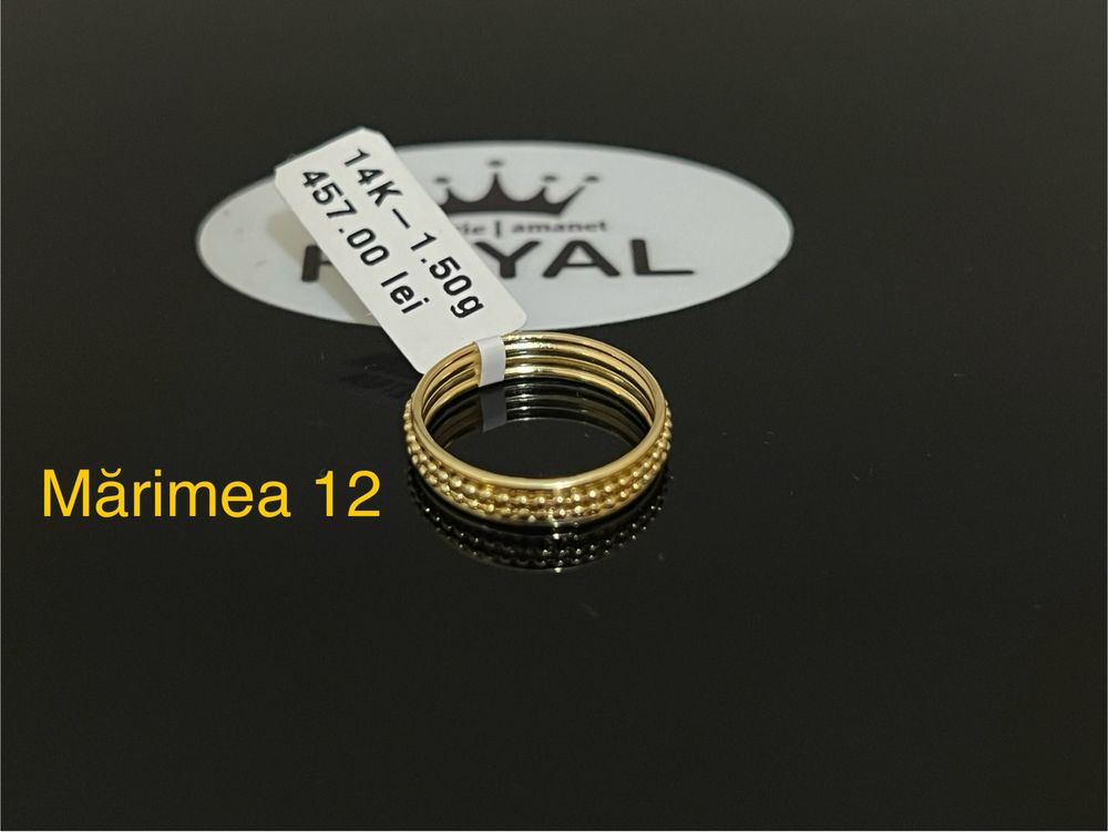 Bijuteria Royal CB : Inel dama aur 14k 1,50gr Marime 12
