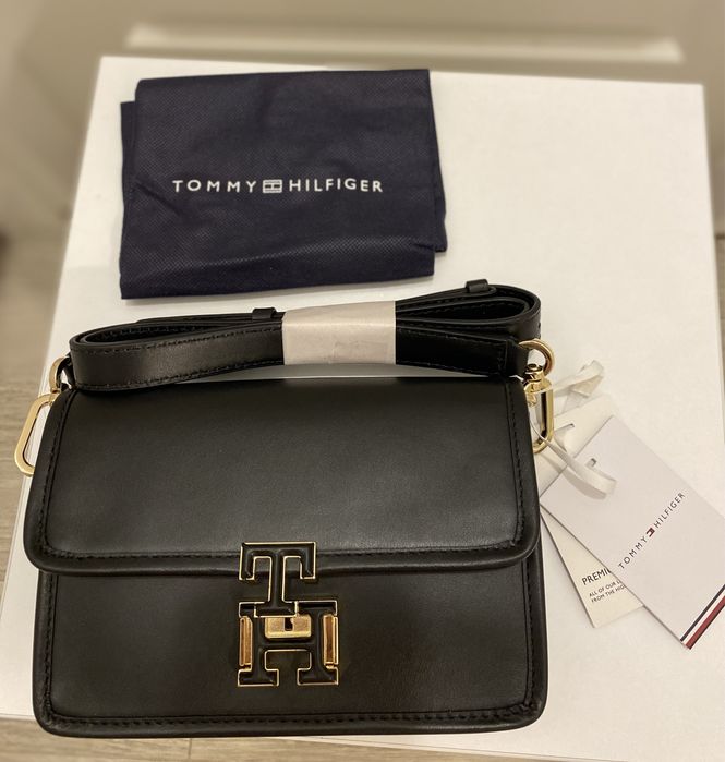 Geantă piele Tommy Hilfiger originală