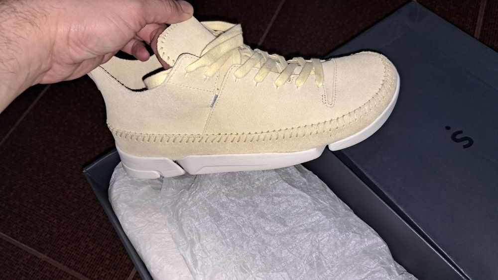 Adidasi Clarks trigenic piele maro galbeni 43