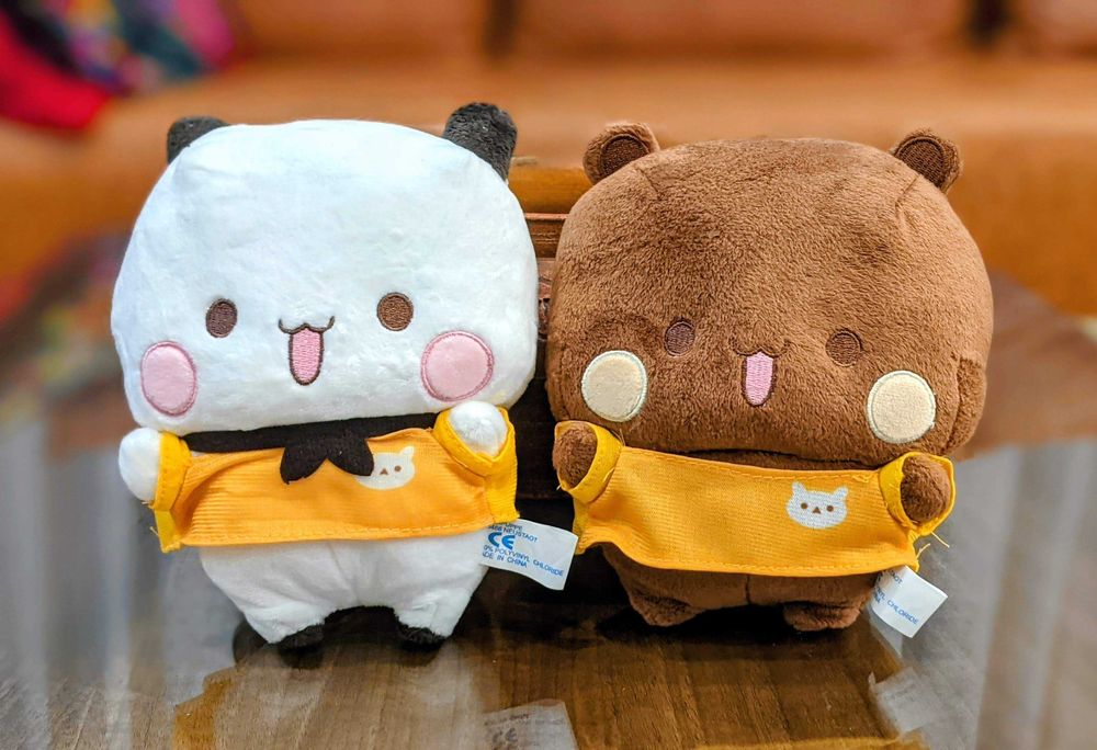 PLUS 20cm ursuleti Bubu Dudu - 2 MODELE - SET - STOC NOU