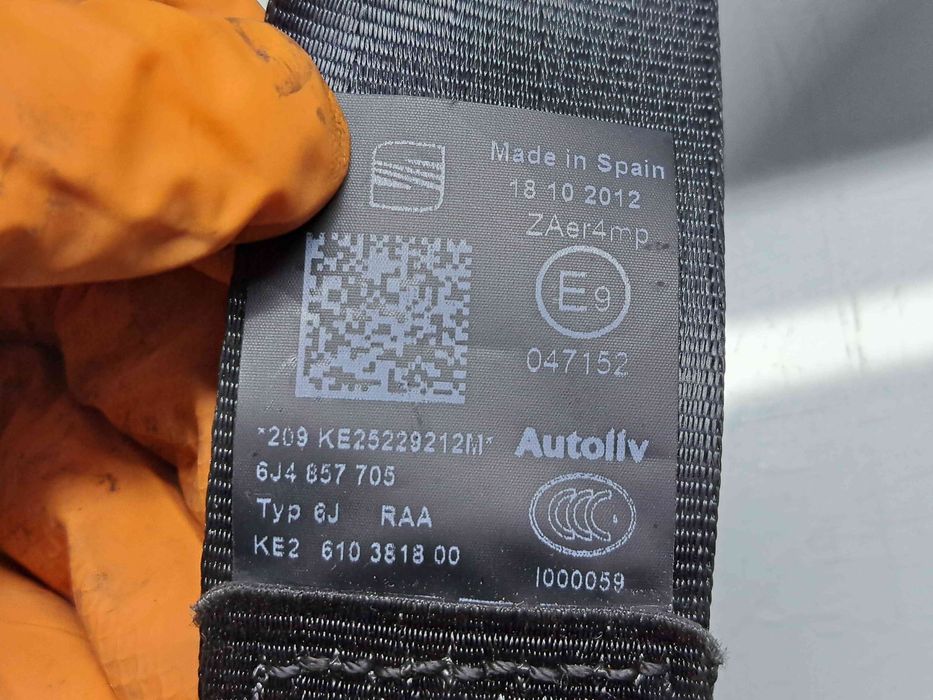 Centura stanga fata Seat Ibiza 5 (6J5) FR [Fabr 2008-2017] 6J4857705