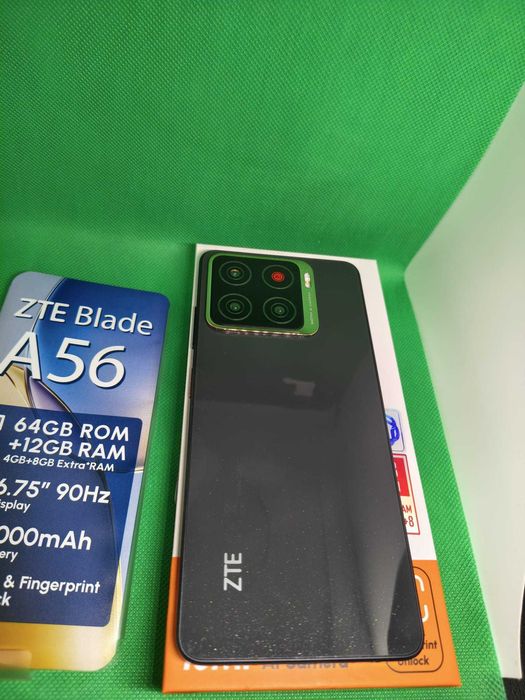 Telefon mobil ZTE Blade A56, Dual SIM, 6.75 inch, 64GB, 4G, Nou