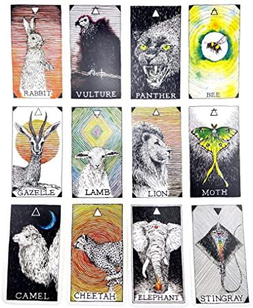 Set 78 carti de tarot cu Spiritul Animalelor,pocket size+carte pdf-SIG