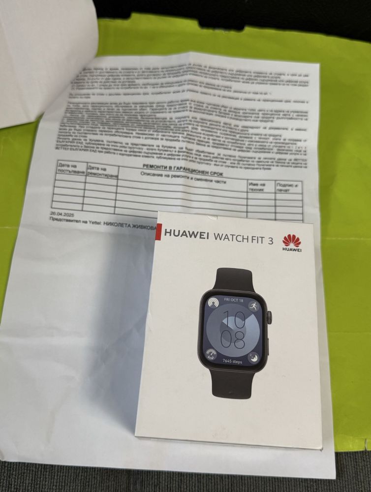 KATO НОВ Huawei Watch FIT 3 Yettel Гаранция 2027