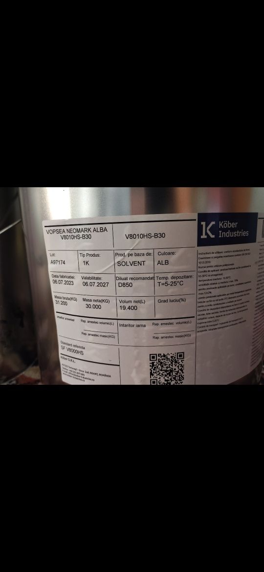 Vopsea marcaje rutiere Kober și Swarco