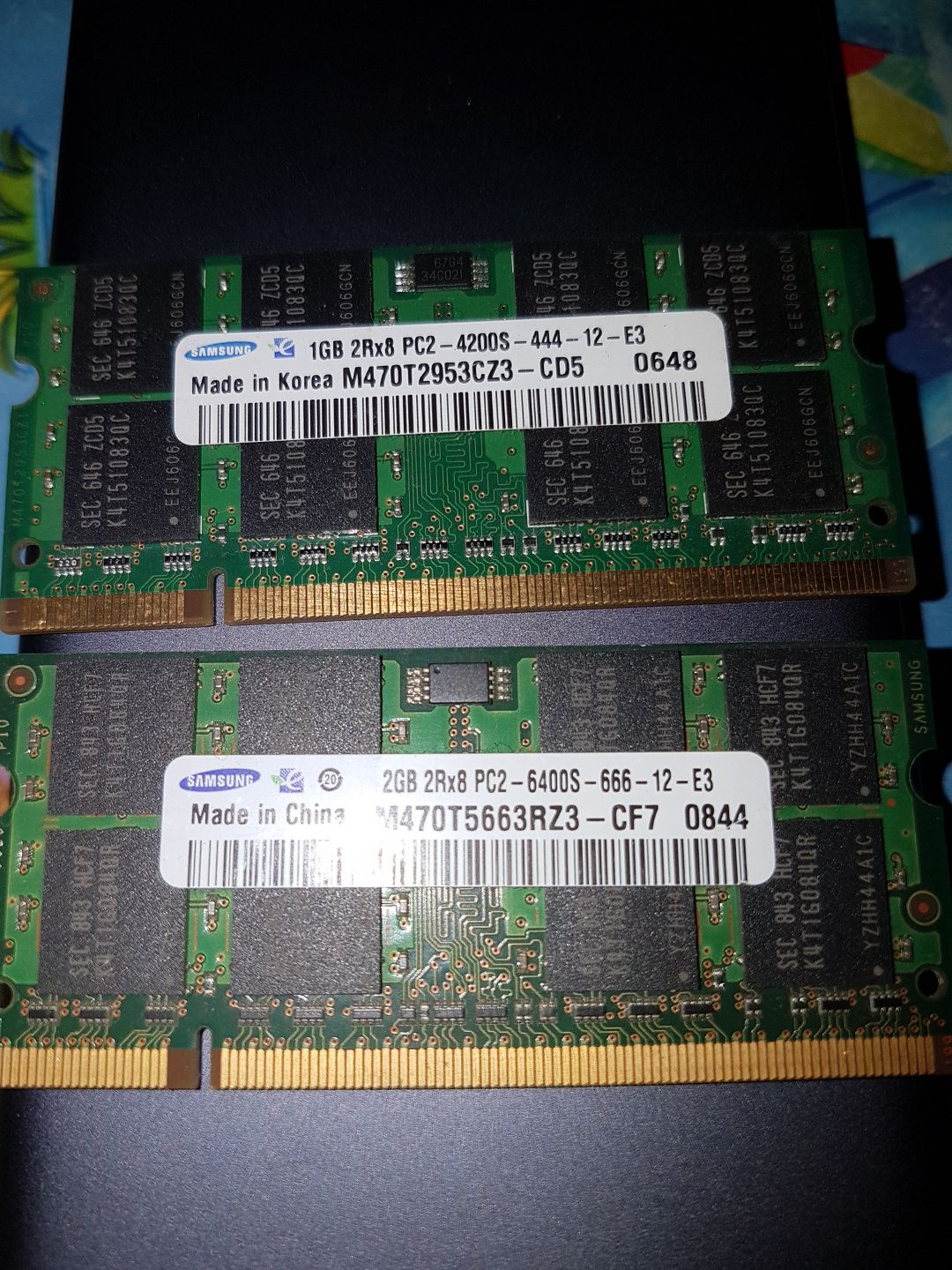DDR memorie 4GB laptop