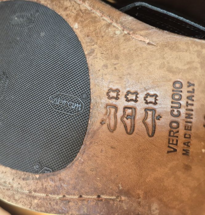 Pantofi lux Dasthon Made in Italy, (Full-Grain) - 43 (29 cm) (Îngust)