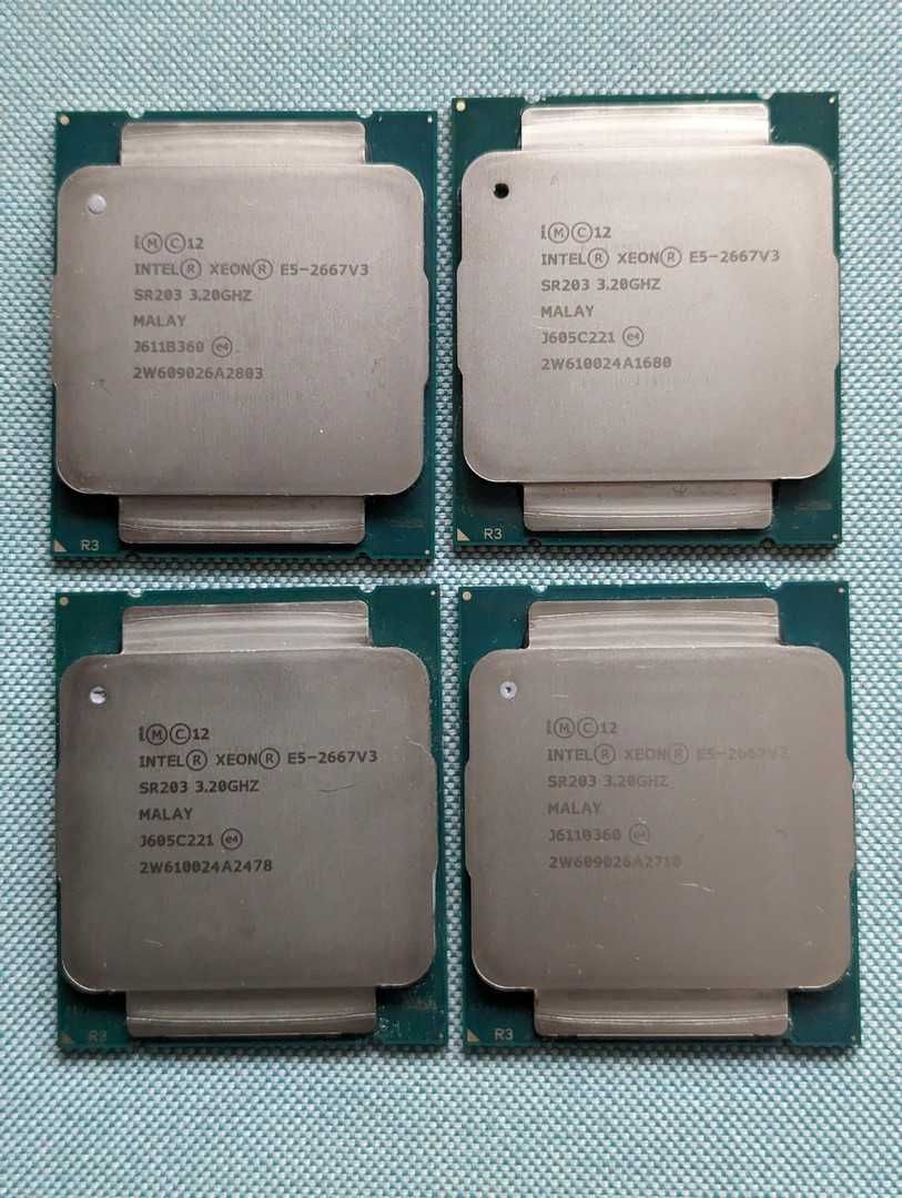 Procesor Server intel Xeon E5-2699 V3, E5-2667 V3, Xeon E5-2637 V4 etc