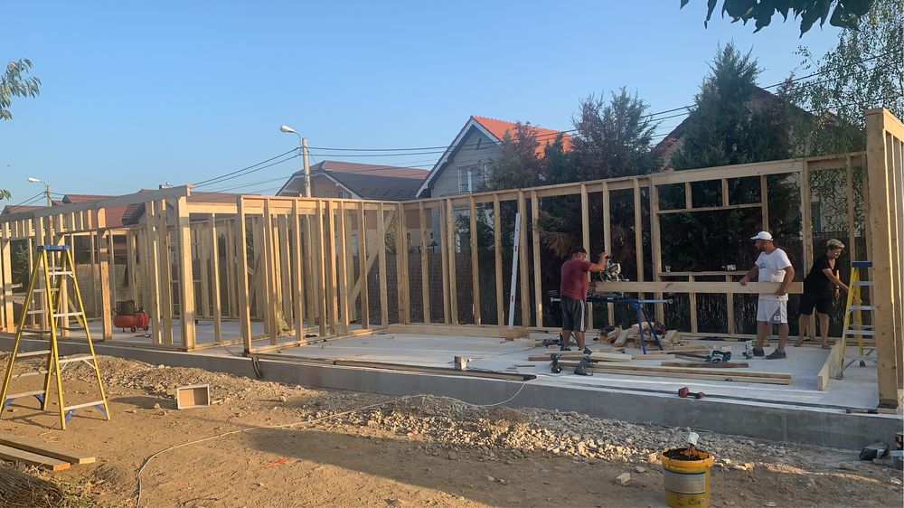 Casa pe structura usoarǎ.