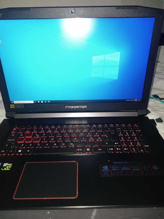 Laptop gaming Acer Predator i7-7700hq nvidia 1050 ți 16gb ram dd4