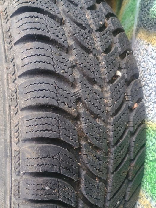 Зимни гуми 13 с железни джанти за vw opel seat 4x100