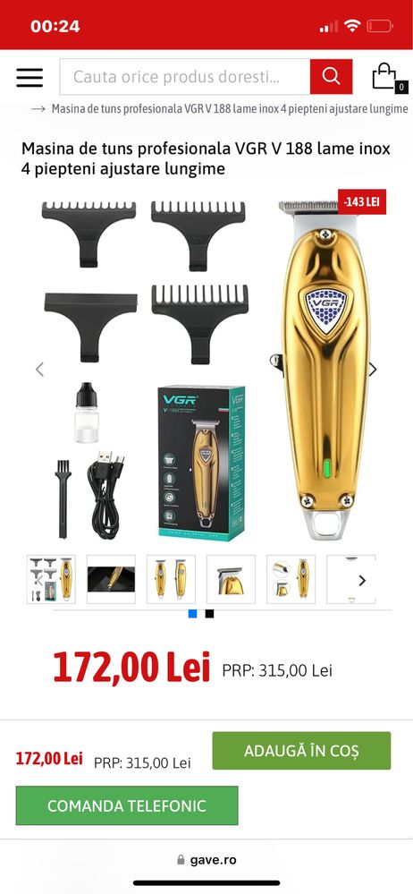 Kit profesional VGR