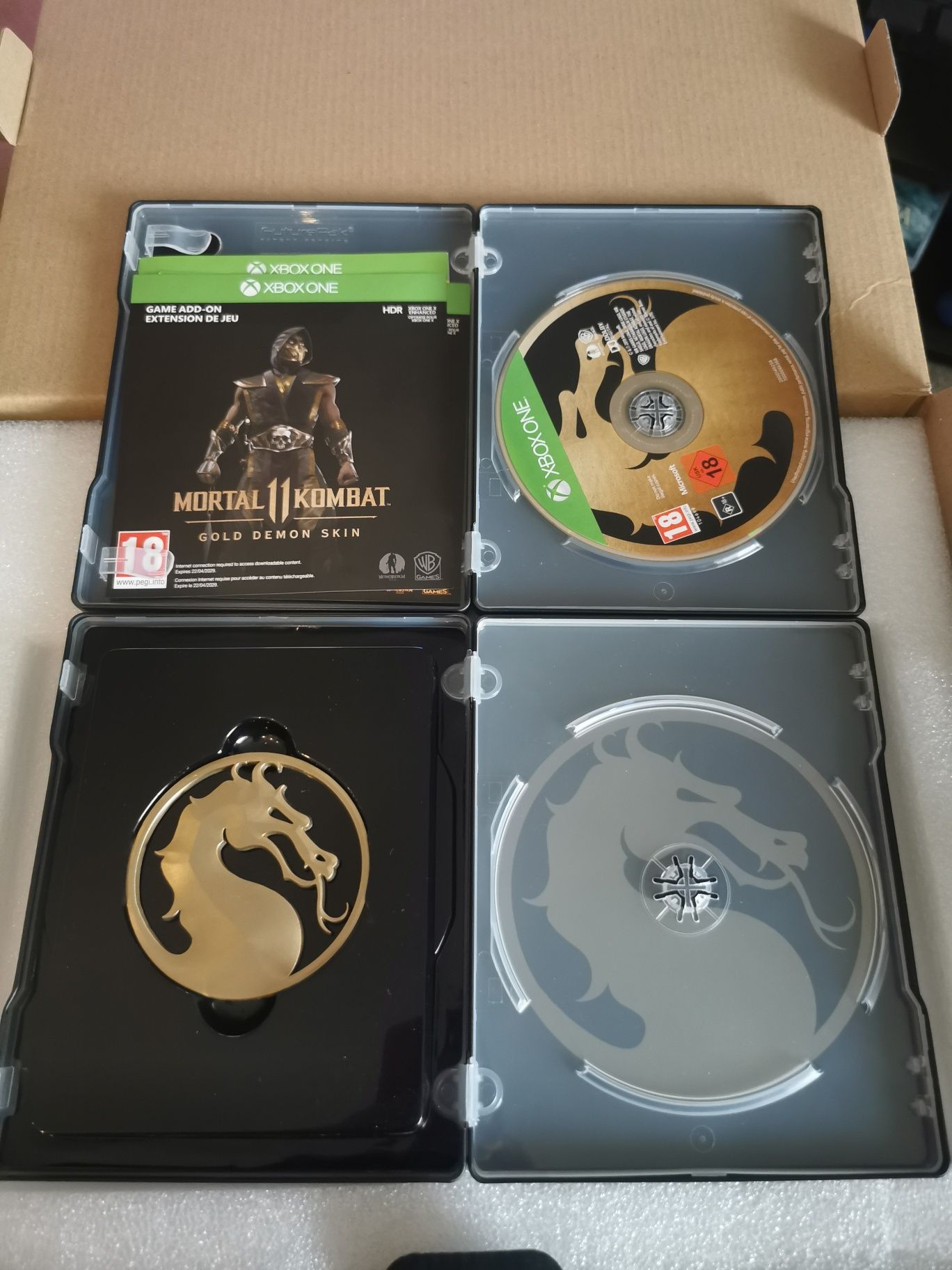 Mortal Kombat 11 два steelbook-a