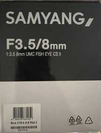 Samyang 8mm F3.5 Fujifilm X sigilat