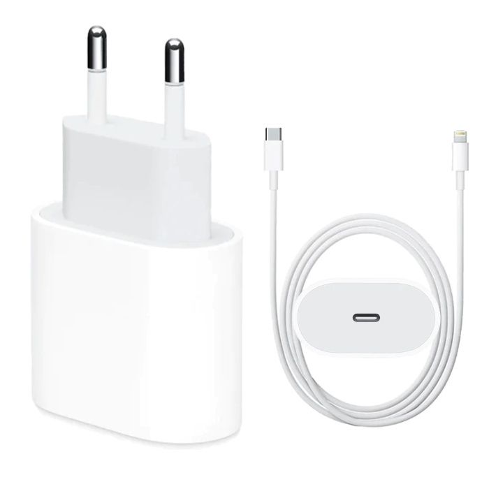 Kit apple incarcator original iphone 12/13,14,cablu usb c to lightning