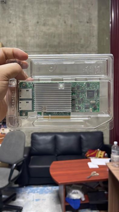 Сетевая карта supermicro AOC-STG-i2T (2*10 Gb Ethernet)