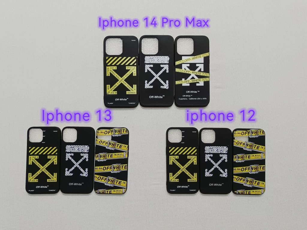 Custom Off-White кейсове за  Iphone 14 Pro Max , Iphone 13 и Iphone 12