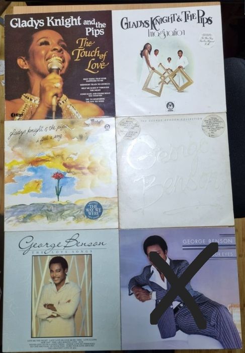 Discuri vinil ( G. Benson, Manhattans, The O'Jays, S. Vega, s.a.)