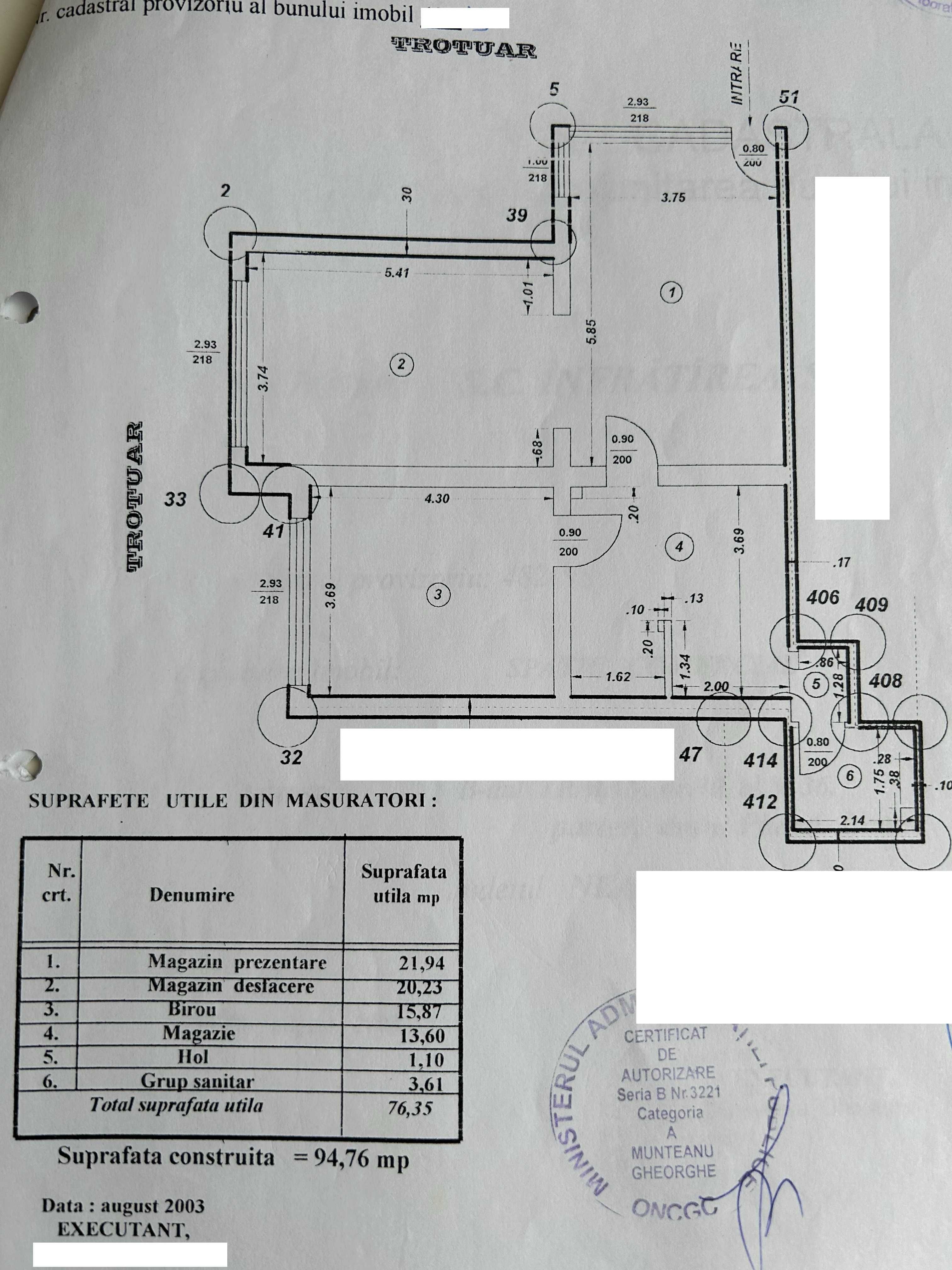 Spatiu comercial Bd. Traian