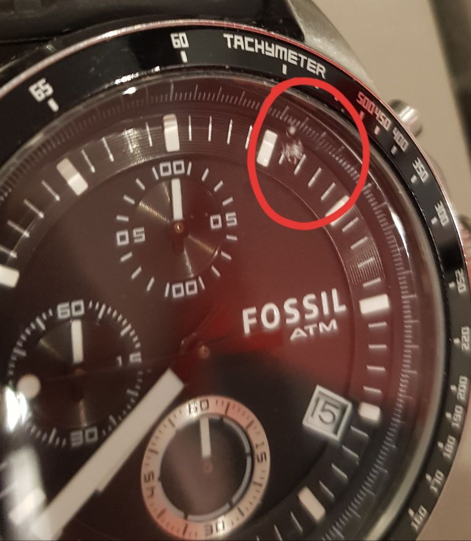 Мъжки часовник Fossil Decker 44mm , с хронометър, тахометър и дата
