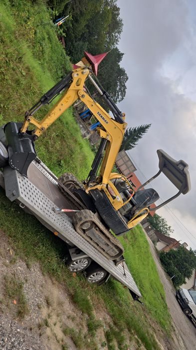Închiriez miniexcavator  si basculabilă 3.5t