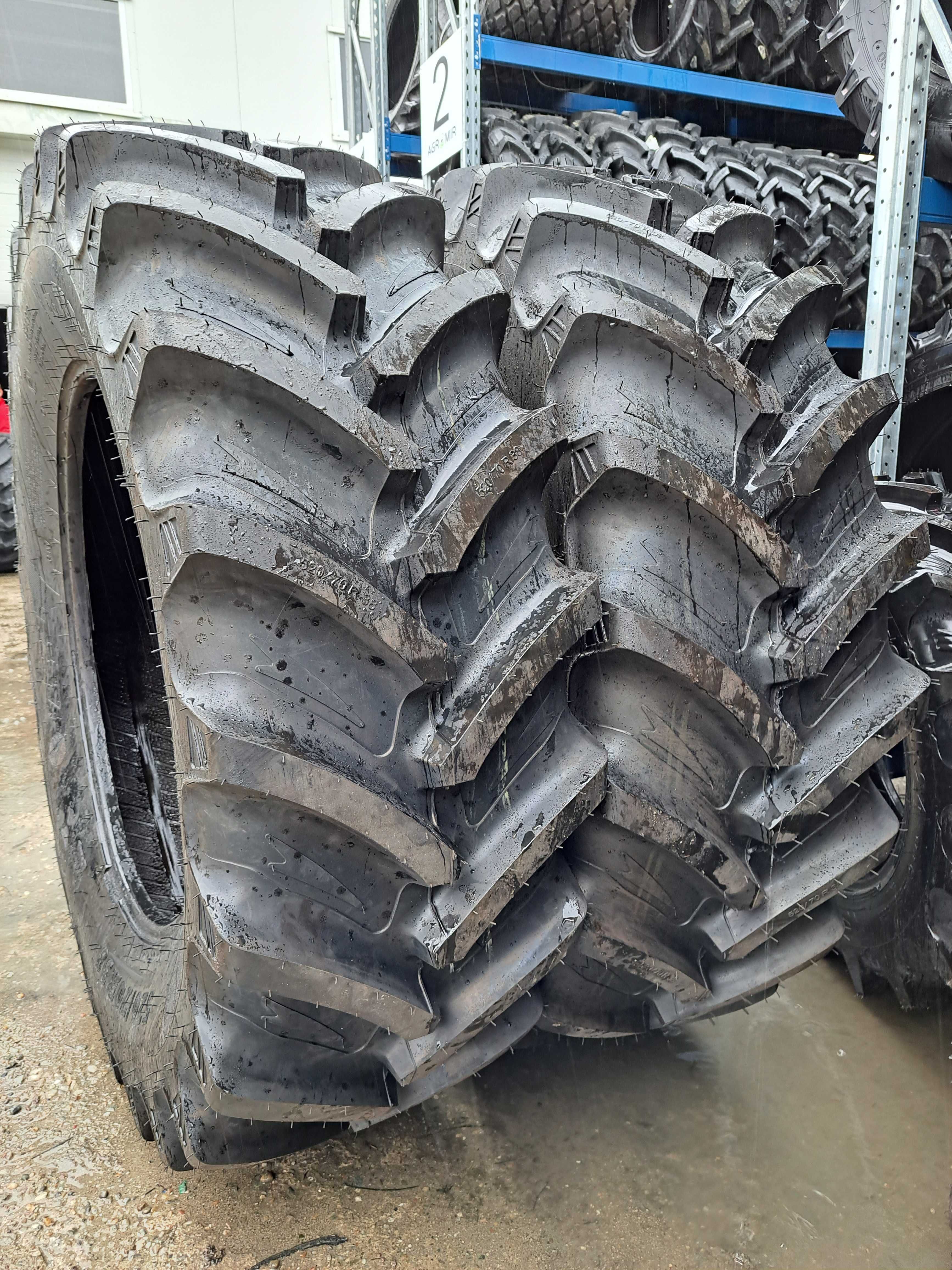 Cauciucuri radiale 520/70R38 marca MRL anvelope noi pentru TRACTOR