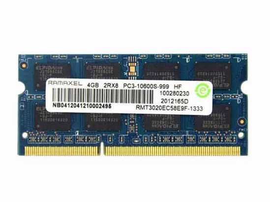 Memorie Laptop Ramaxel 4GB DDR3 PC3 10600S 1333Mhz RMT3020EC58E9F