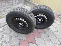 Колеса (шины с дисками), 4шт, для Audi 100 C4, 195/65R15, зимние, шипы