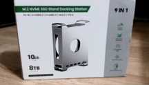 Stand doking station pentru mac mini M4 nou suportă ssd M2