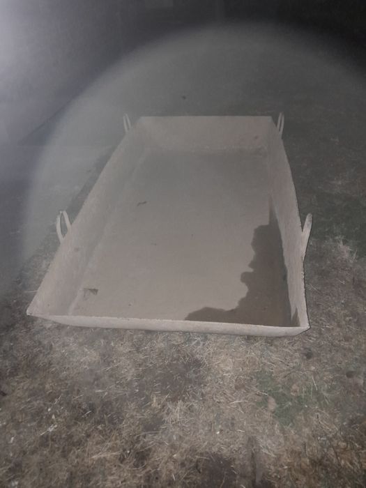 Срочно продам металлический баек для раствора