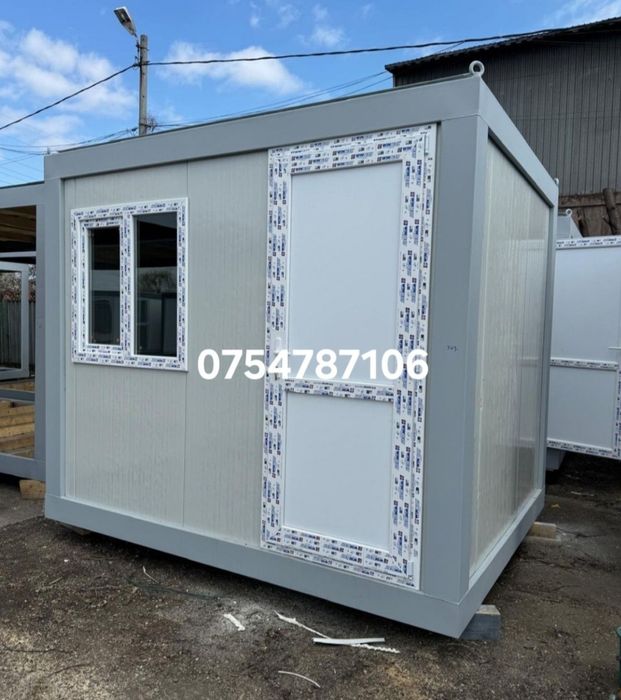 Vand containere pentru cabine de paza sau locuinta muncitori