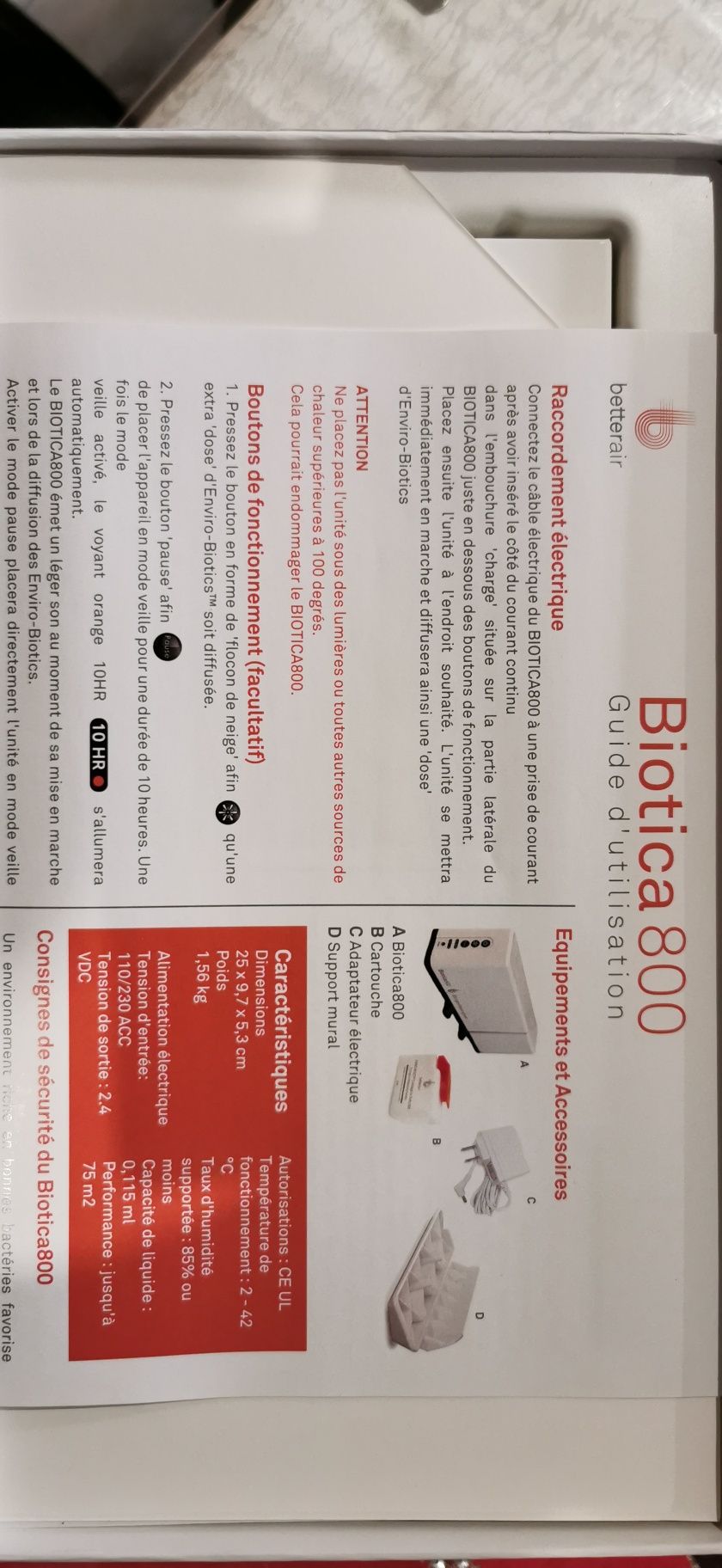 Difuzor probiotice Biotica 800