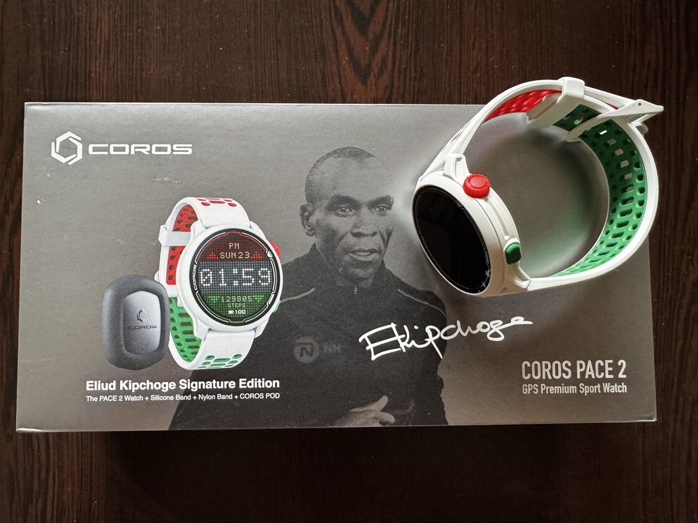 Coros Pace 2 Eliud Kipchoge Edition + Coros Pod + Nylon Band