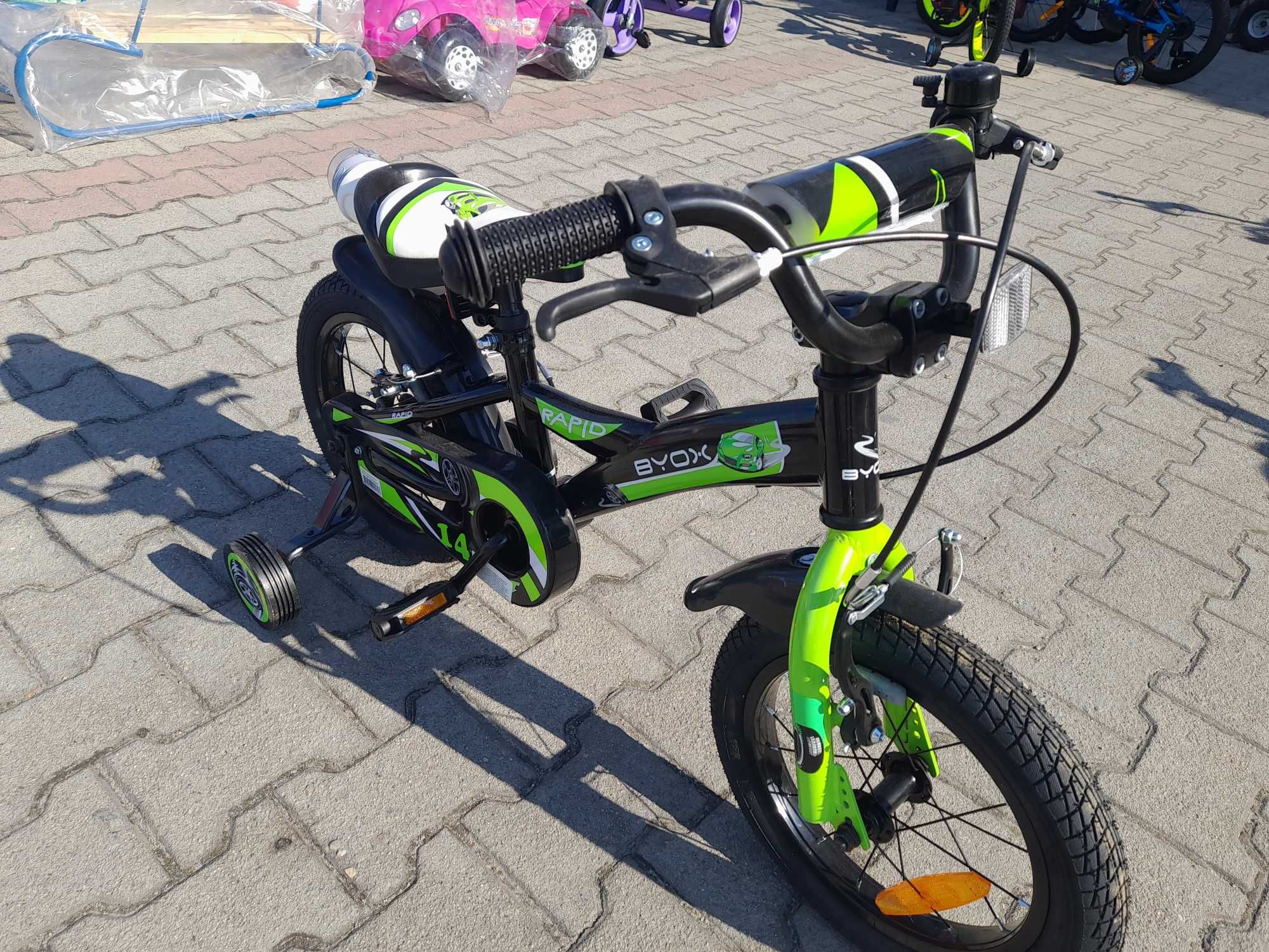 BYOX Велосипед 14" RAPID зелен