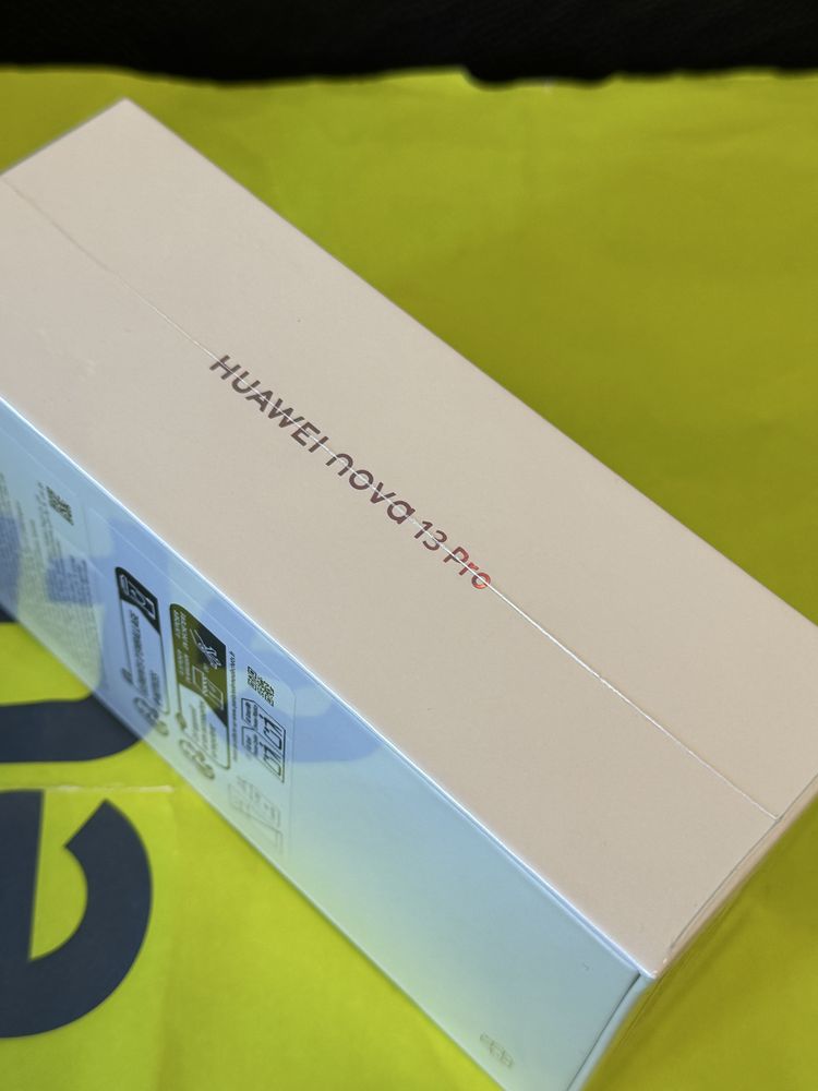ЗАПЕЧАТАН 512GB Huawei Nova 13 Pro Yettel Гаранция 3г. 2028 Black