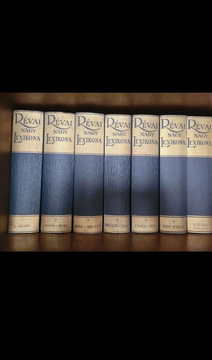 Revai Nagy Lexikona elso 7 kotet, uj