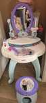 Masuța de toaleta de frumusete Smoby - Frozen, 2 în 1