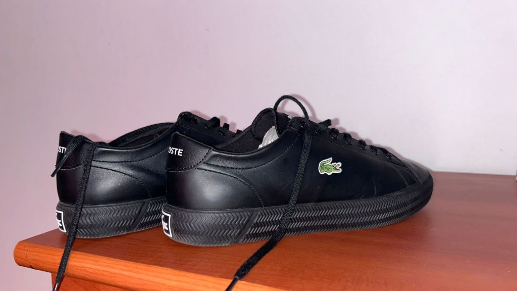 Pantofi Lacoste negri mărimea 44.5