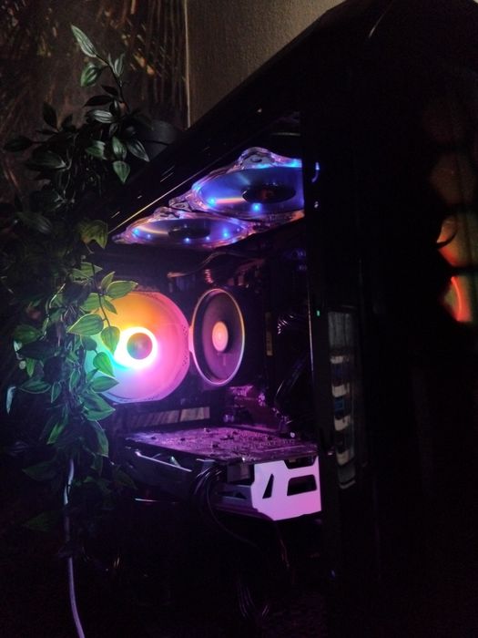 Setup complet Pc de gaming ryzen5 +placa video Nvidia 8gb