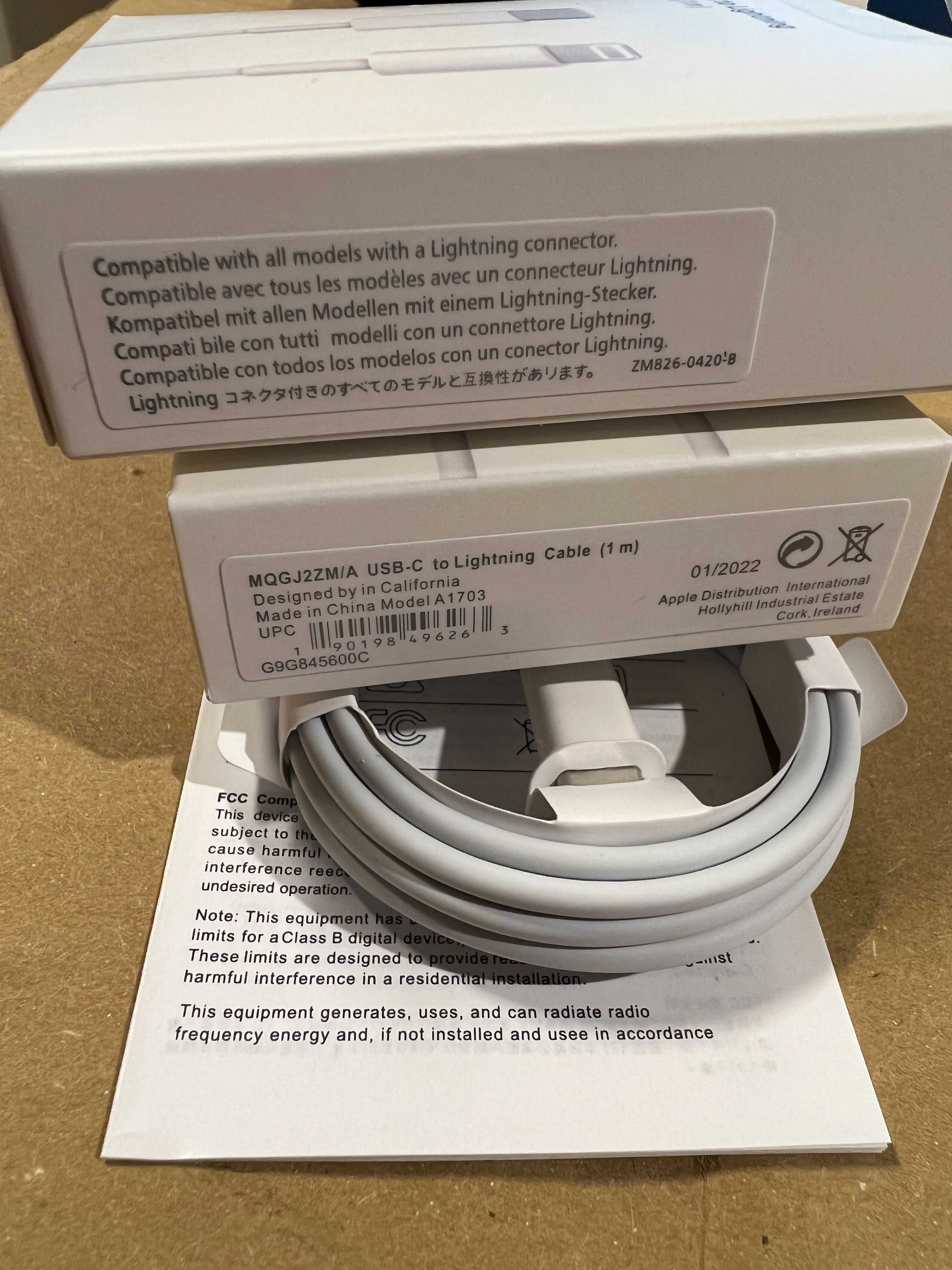 Cablu Adaptor Incarcator 20W iPhone 11 12 13 14 Lightning USB si Tip C