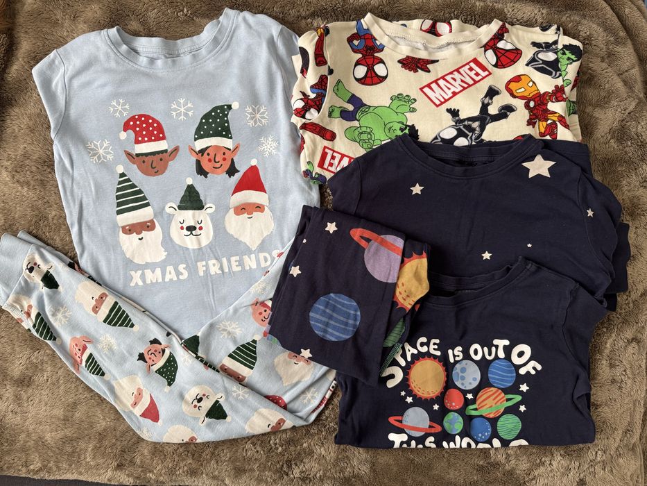 Дрехи за момче яке Zara, панталони, Елек, риза, 116 -128 рр