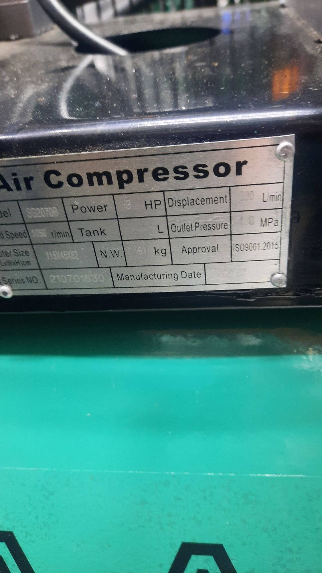 Воздушный компрессор SAAB 100L
