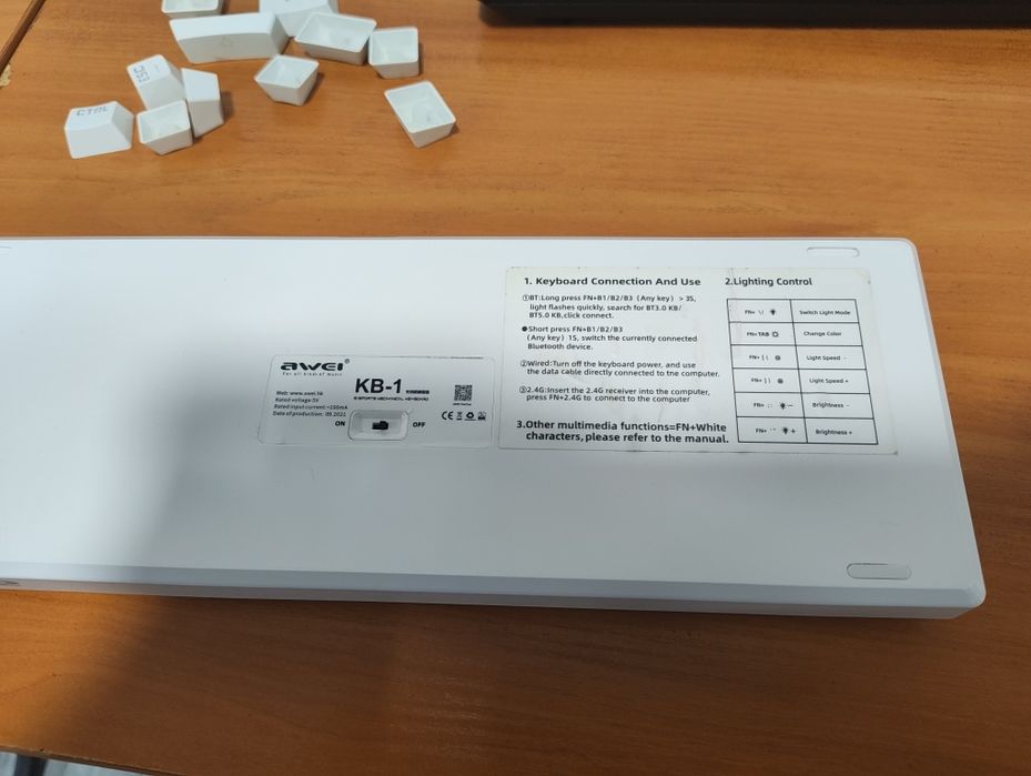 Механическая клавиатура awei KB-1 60%