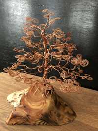 Copac Decorativ Handmade din Cupru