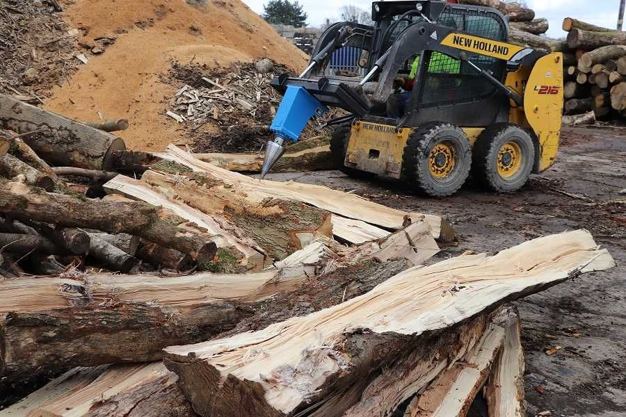 Con ptr. spart lemne miniexcavator, excavator, buldo, despicator lemne