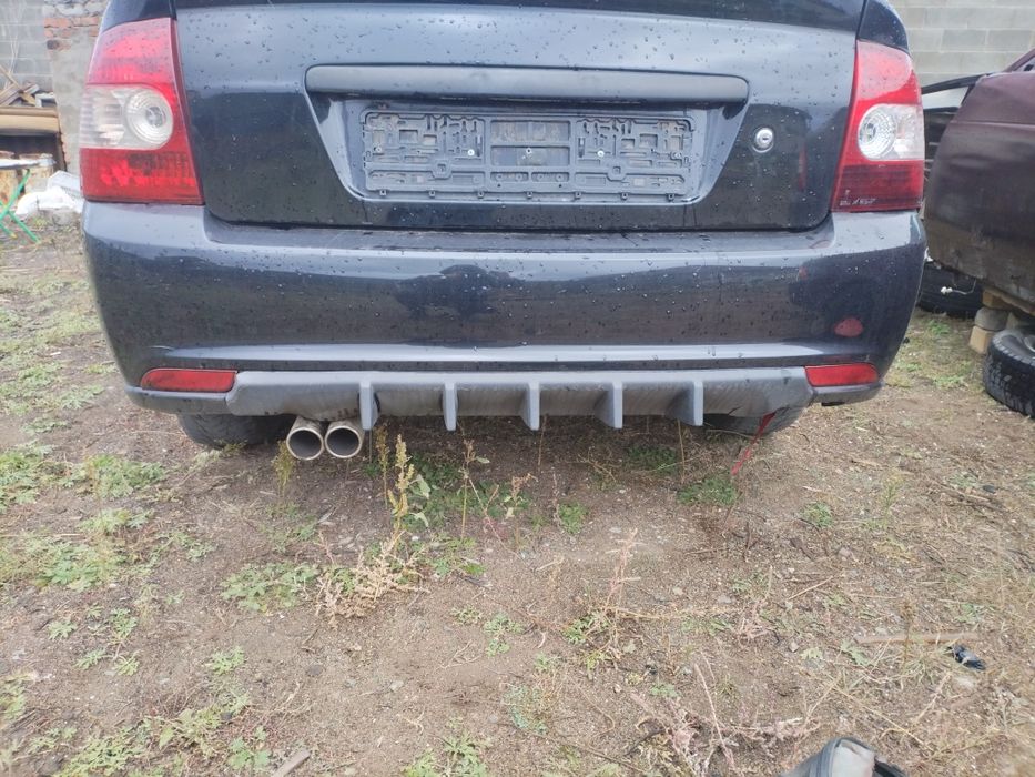 Задний бампер приора 2 хэтчбэк