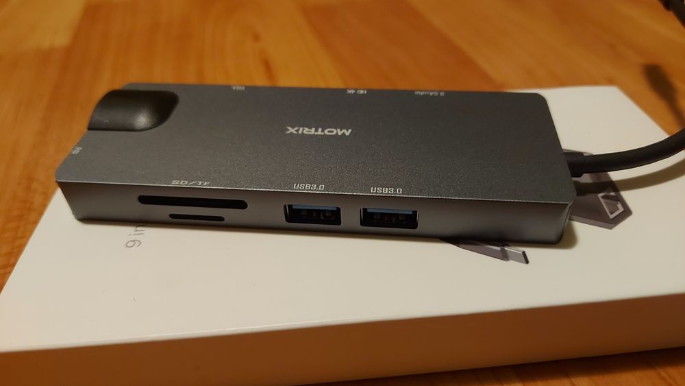 Adaptor Hub USB Motrix Type-C MacOS