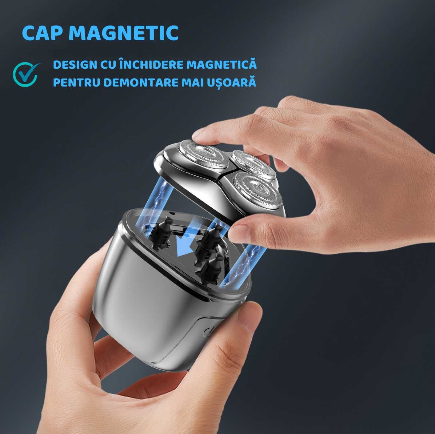 Aparat de Ras Electric, Shaver, Umed/Uscat,  Capete Flexibile 360°