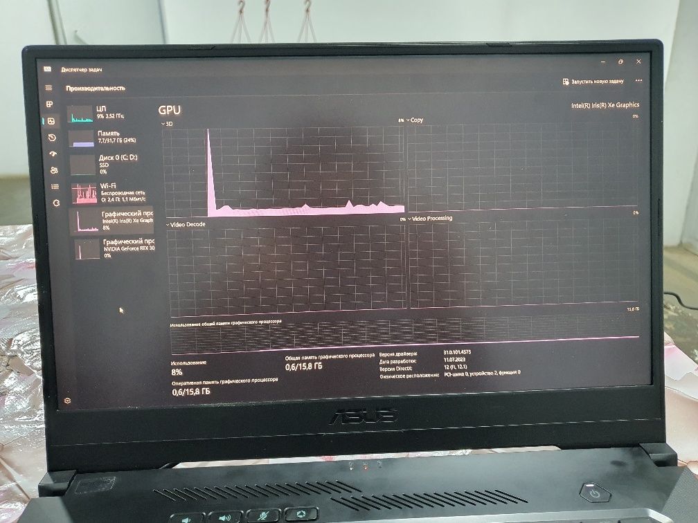 ASUS Taf Dash F15 Gameng